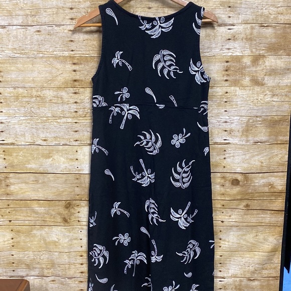 Vintage Jacqueline Studio palm motif shift dress size medium - Picture 9 of 12